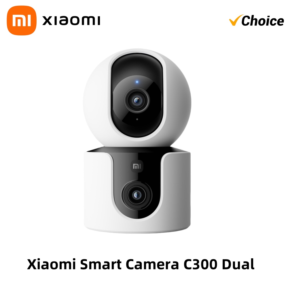 Mi Home Security Xiaomi - كاميرا Xiaomi C300 الذكية بعدسة مزدوجة