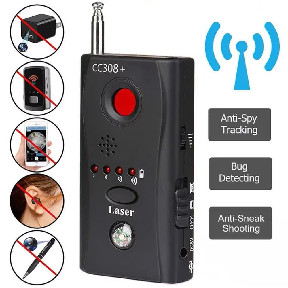 Home Security Hidden Cameras - CC308 المحمولة كاميرا خفية كاشف مكافحة