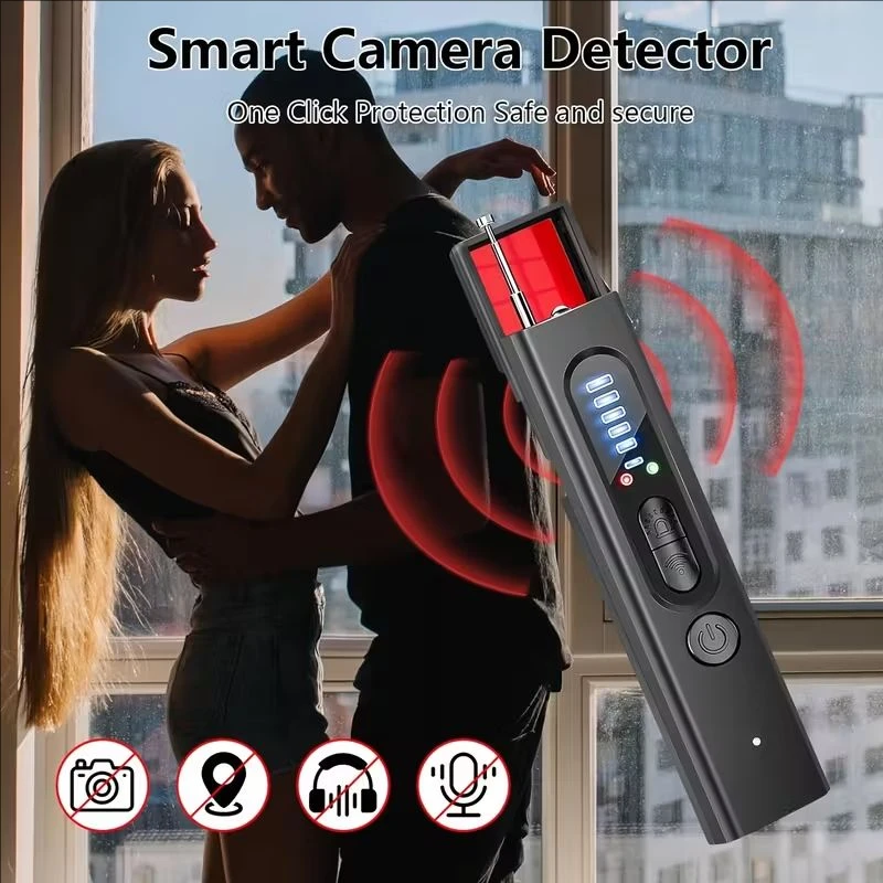 Home Security Hidden Cameras - كاشف الكاميرات الخفية، جهاز مكافحة التجسس،