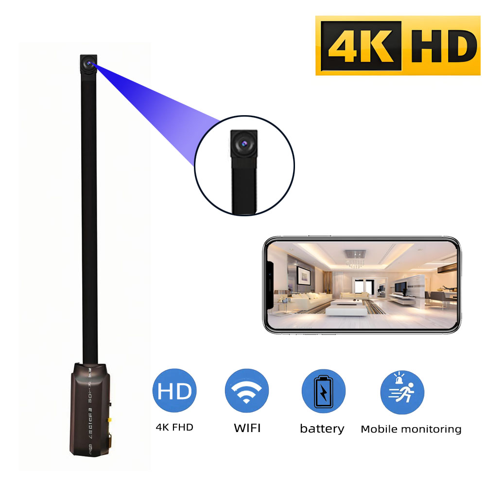 Hidden Camera Clock - كاميرا واي فاي صغيرة بدقة 4K