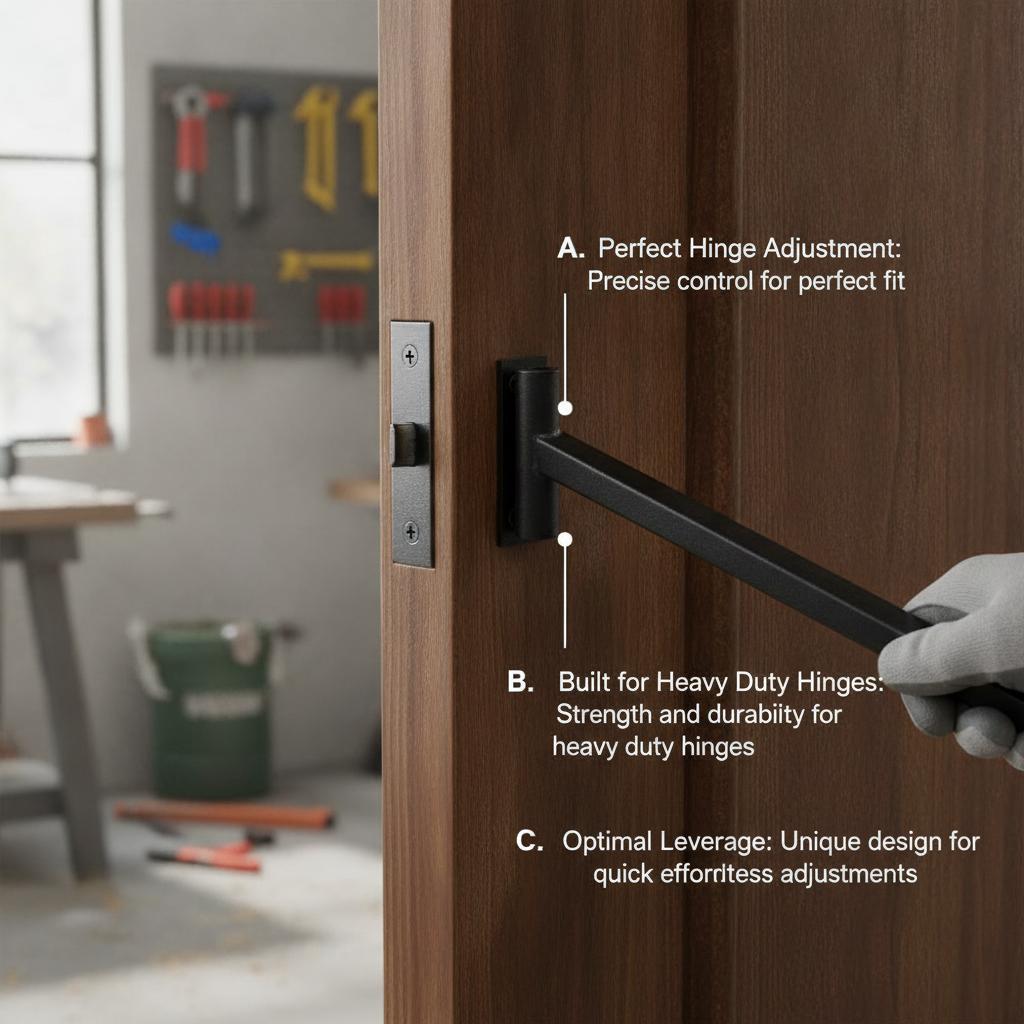 Home Security Project - أداة ضبط مفصلات الأبواب شديدة التحمل