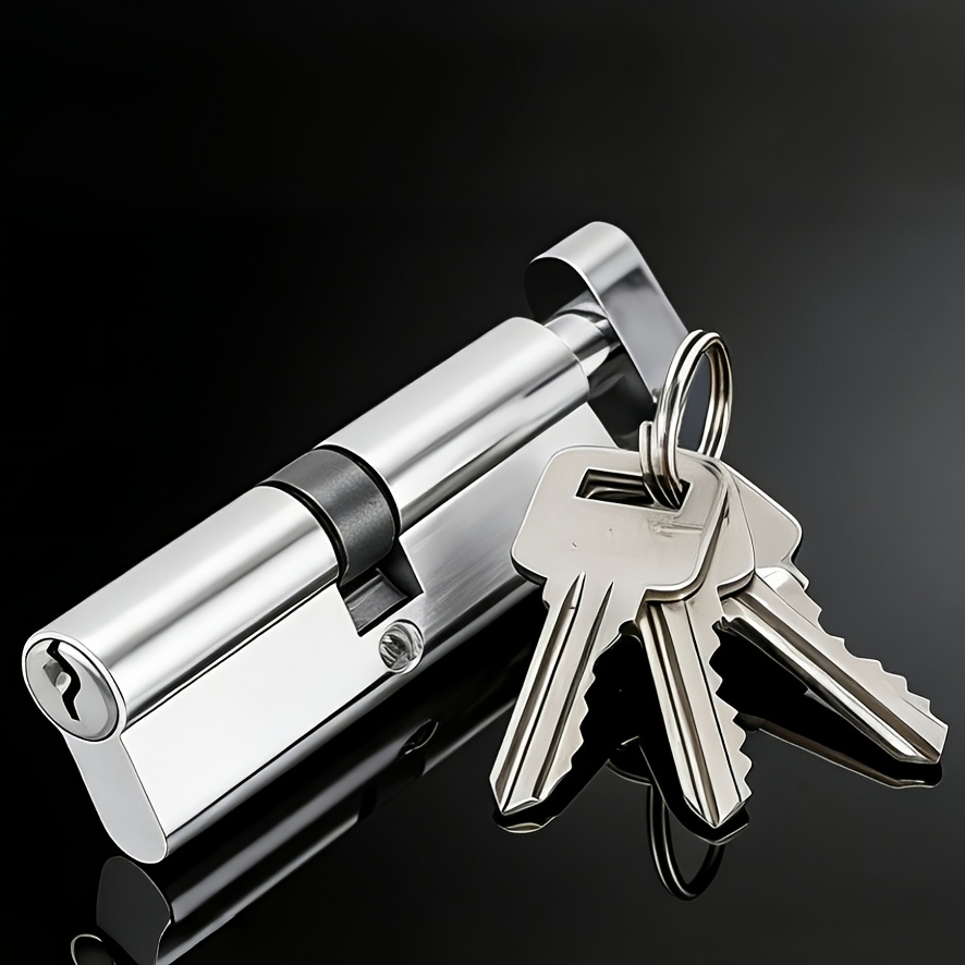 Home Security Safe - قفل مقبض باب معدني (قطعة واحدة)،