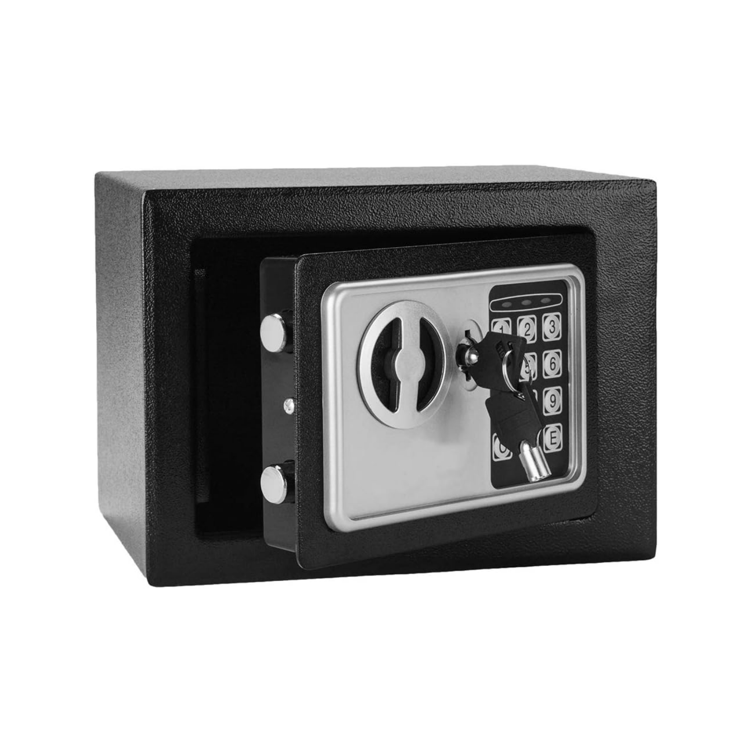 Home Security Key Box - خزنة أمان سوداء بقفل إلكتروني -