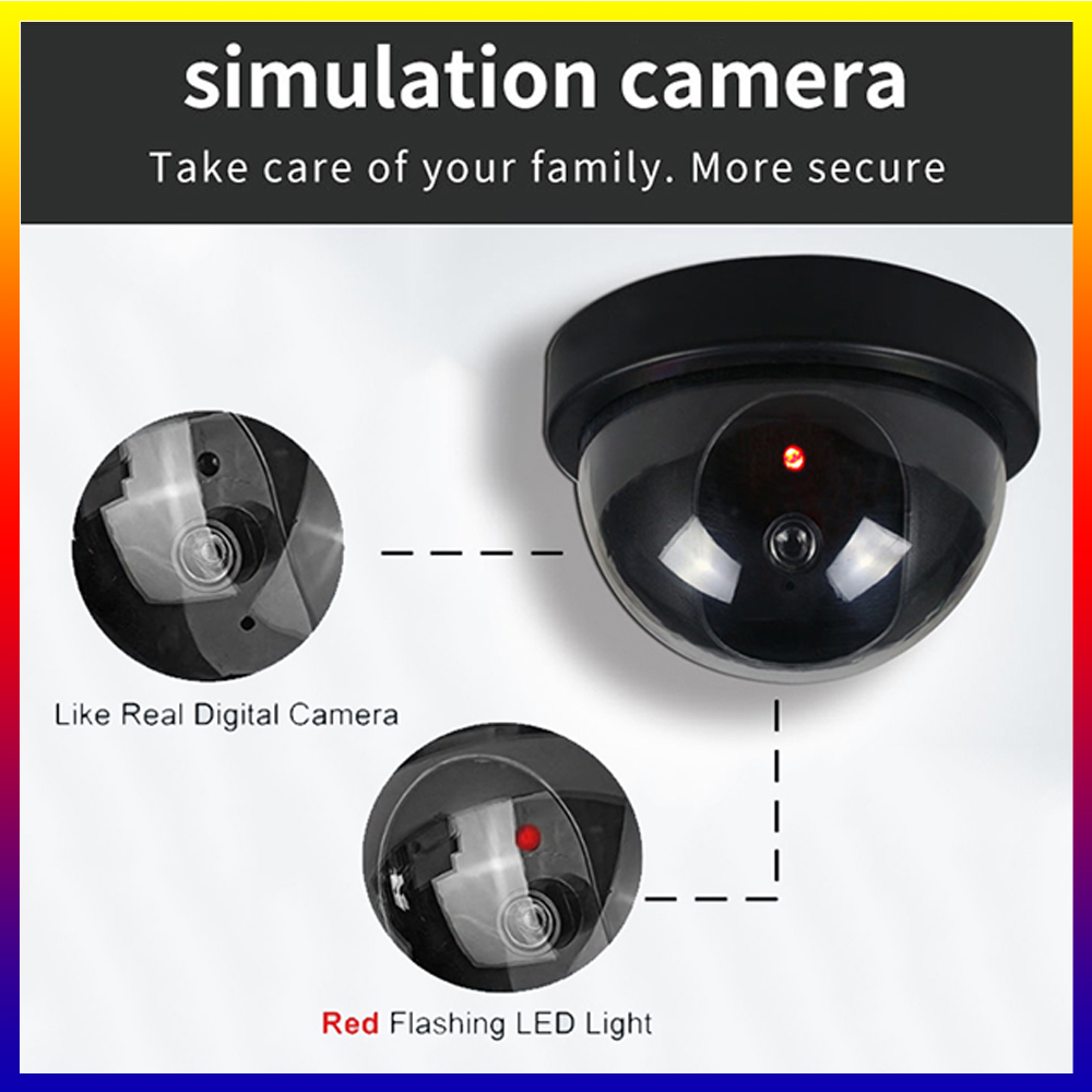 Fake Camera Dummy - كاميرا مراقبة وهمية SNQP سوداء بتصميم