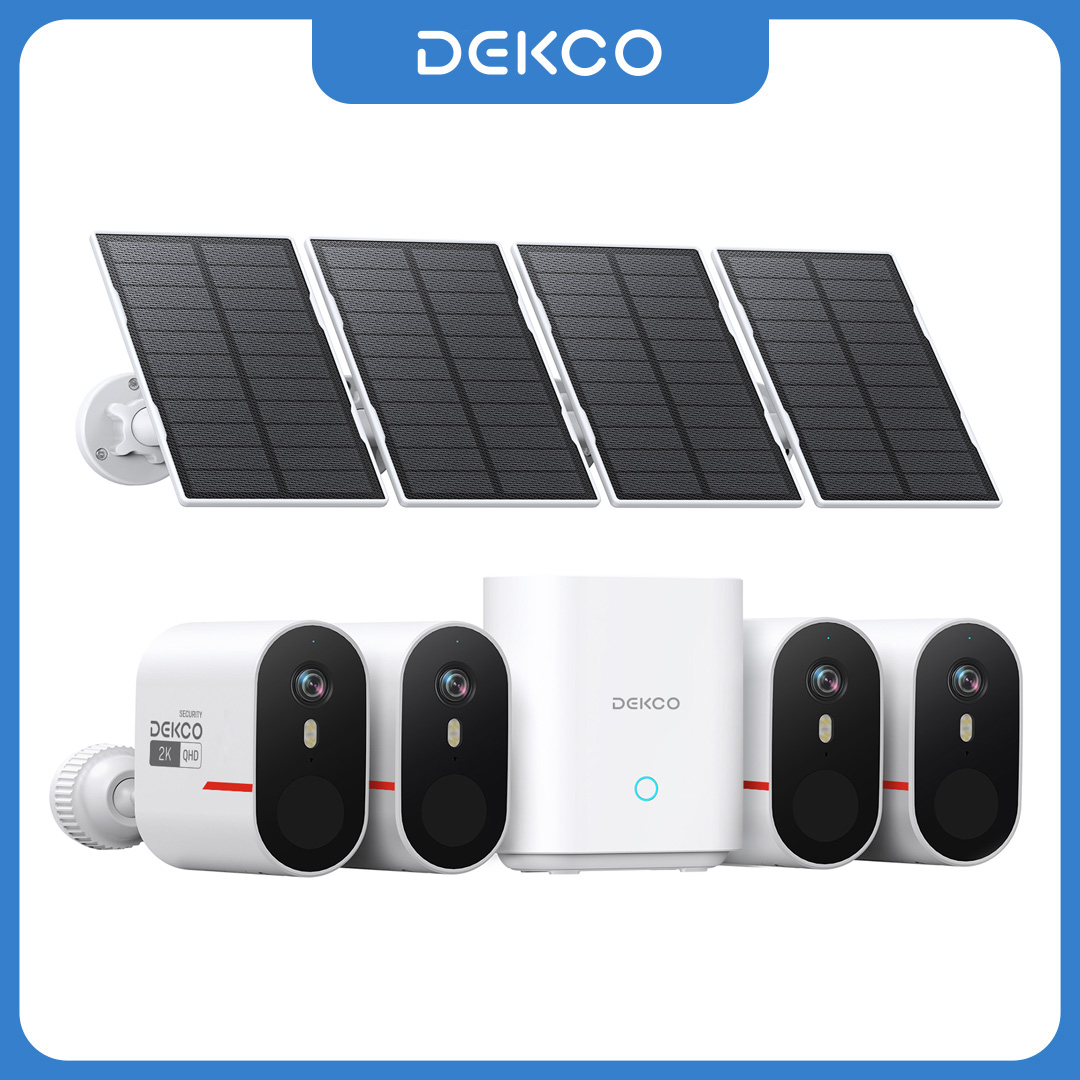 Home Security Cameras Outdoor - نظام كاميرات ديككو 3MP واي فاي