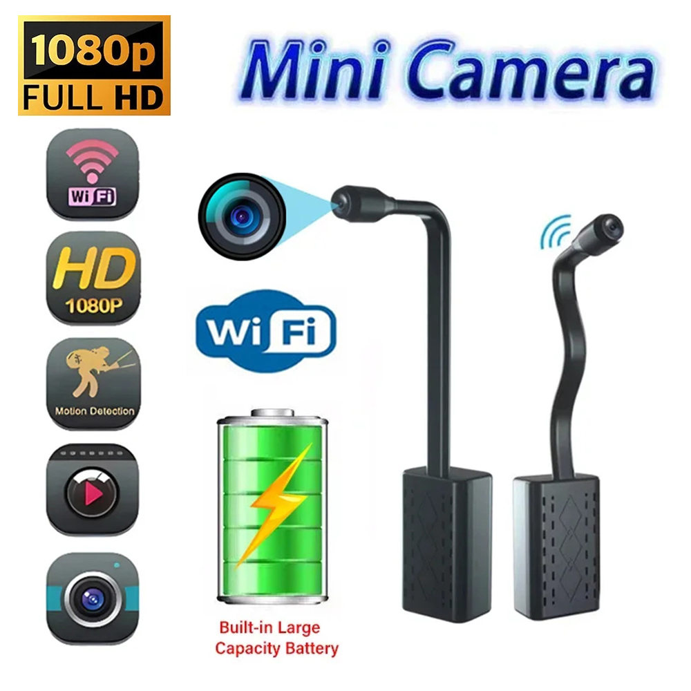 Home Security Hidden Cameras - HD 1080P كاميرا صغيرة كشف الحركة