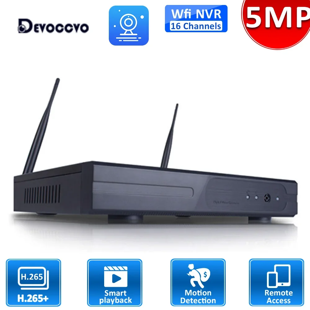 Home Security And Cameras - نظام كاميرا NVR لاسلكي 16CH H.265