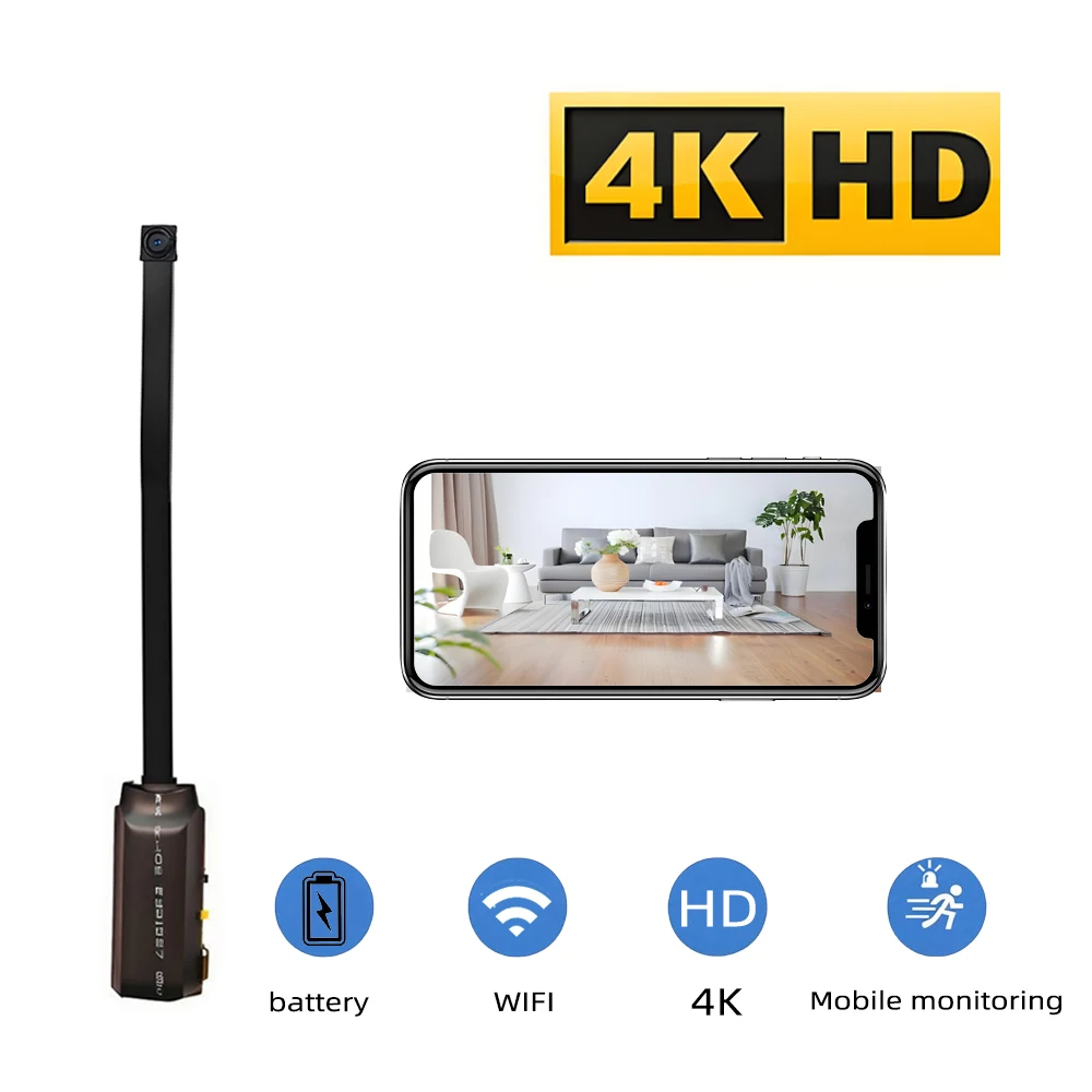 Home Security Hidden Cameras - كاميرا واي فاي صغيرة محسنة بدقة