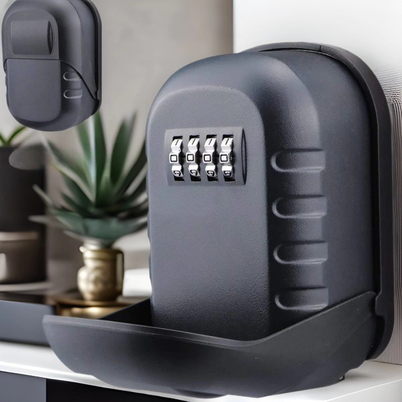 صندوق مفاتيح معدني مثبت على ال - مراجعة Home Security Key Box وسعره