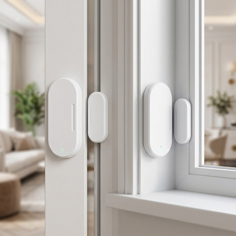 مستشعر الأبواب والنوافذ بتقنية - مراجعة Home Security Home Assistant وسعره