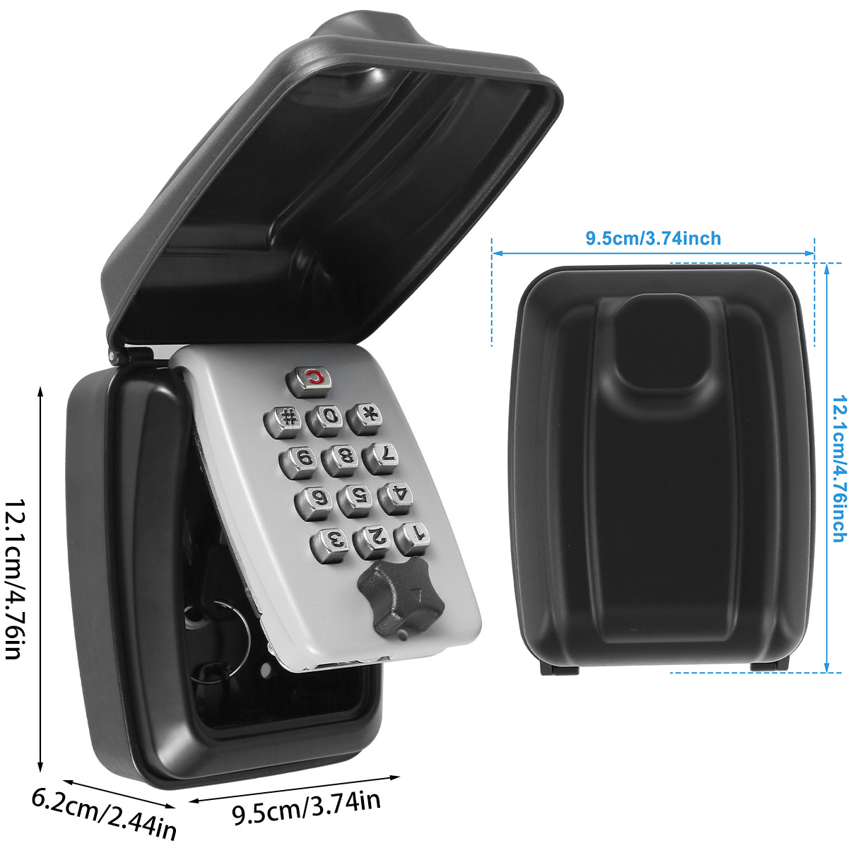 مفتاح اقفال الصناديق جدار جبل  - مراجعة Home Security Key Box وسعره