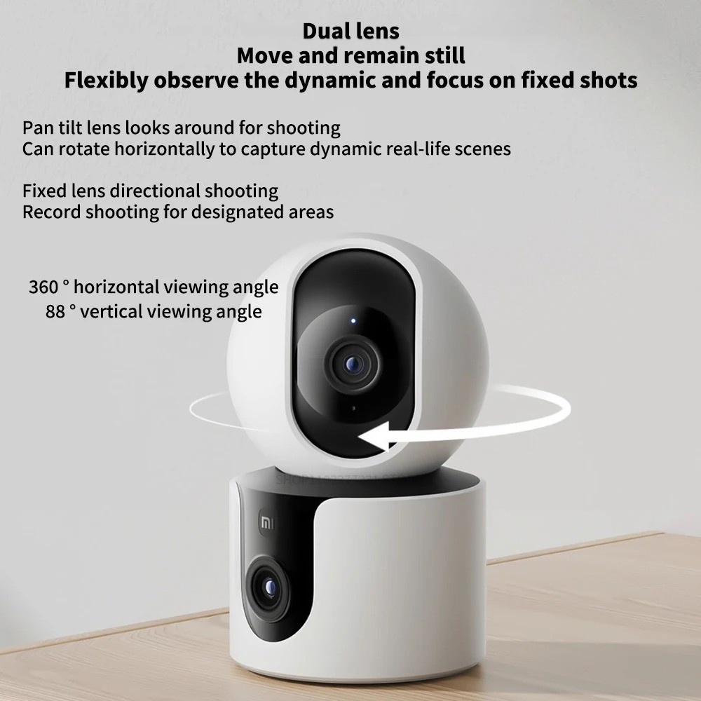كاميرا Xiaomi C300 الذكية بعدس - مراجعة Mi Home Security Xiaomi وسعره