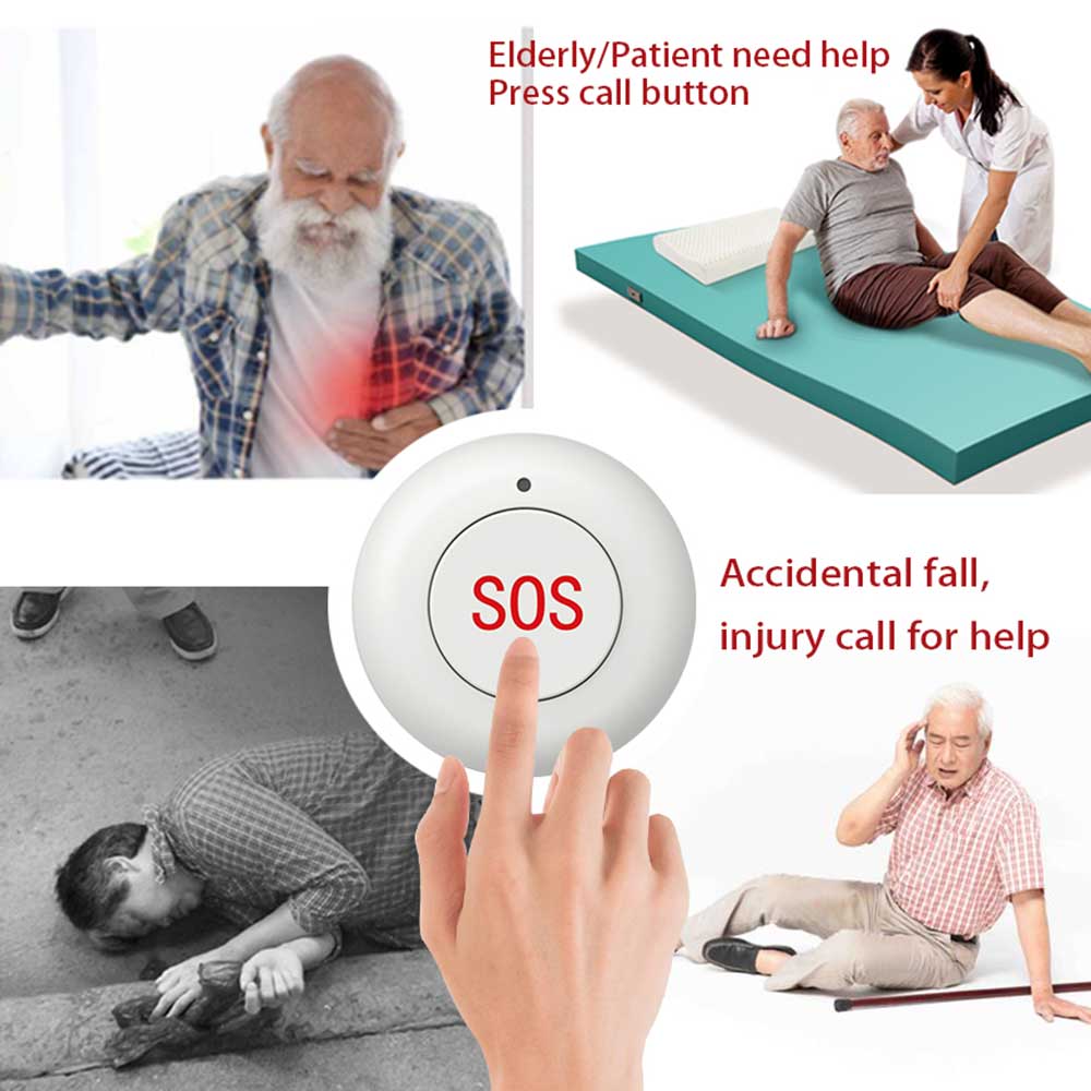 زر SOS لاسلكي ذكي لأمان المنزل - مراجعة Home Security Systems Wireless وسعره
