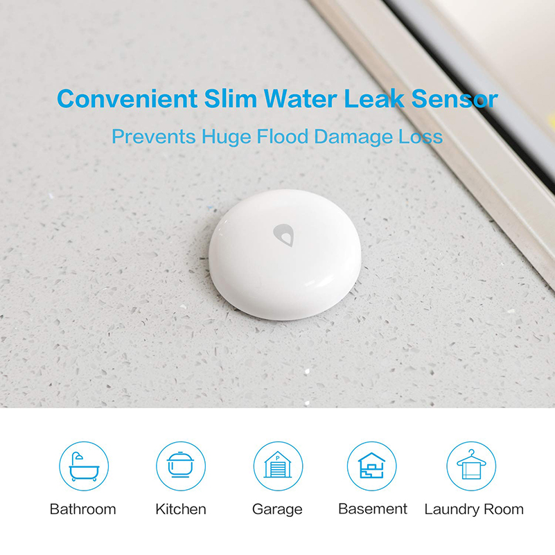 Aqara زيجبي استشعار تسرب الميا - مراجعة Mi Home Security Xiaomi وسعره