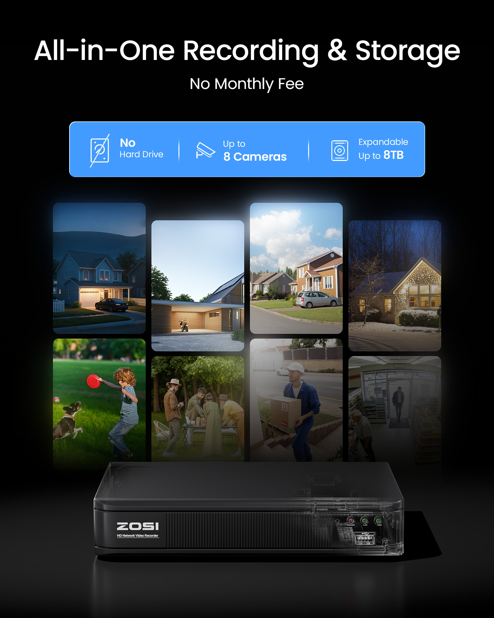 نظام كاميرات مراقبة CCTV سلكي  - مراجعة Home Security Cameras Outdoor وسعره