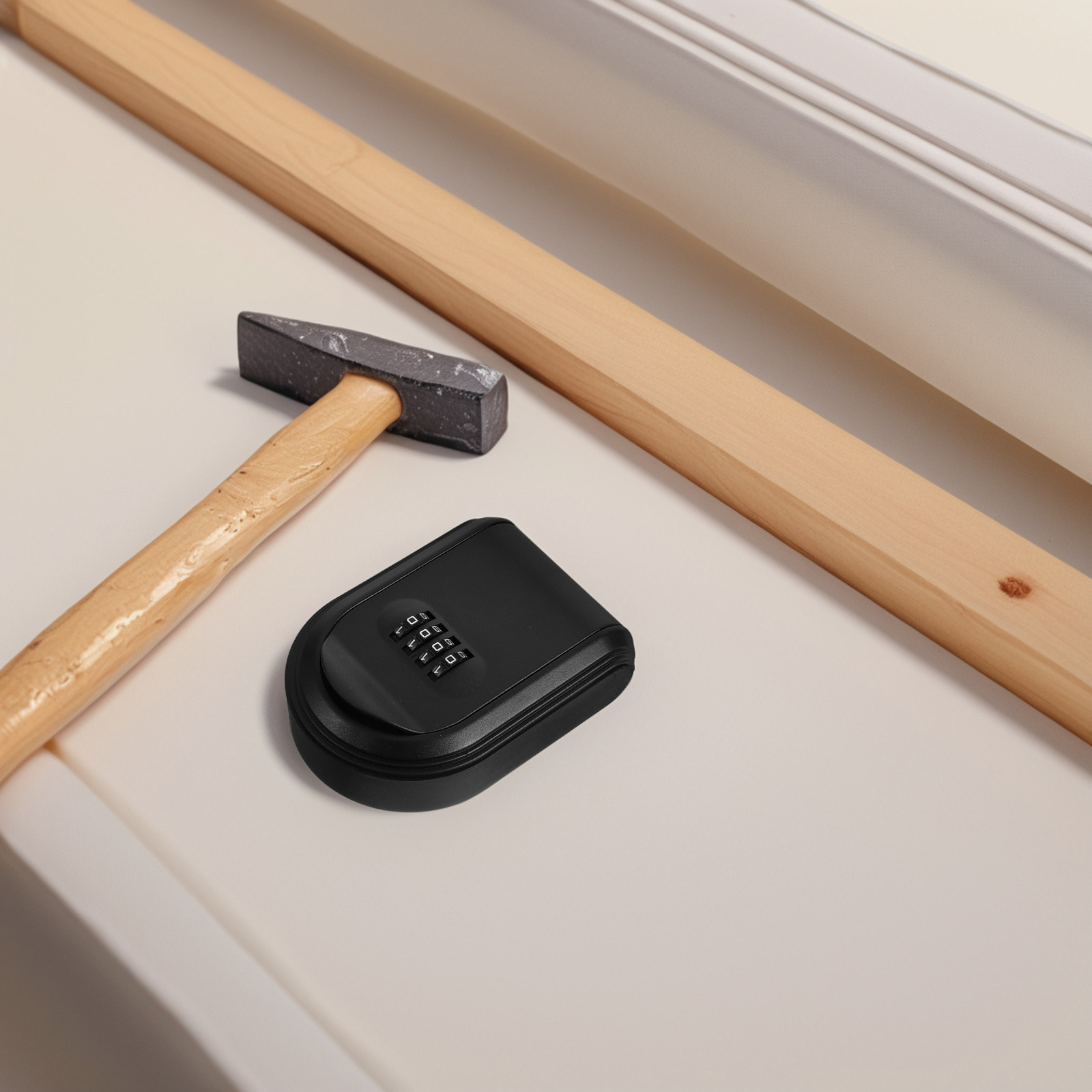 صندوق تخزين مفاتيح مثبت على ال - مراجعة Home Security Key Box وسعره