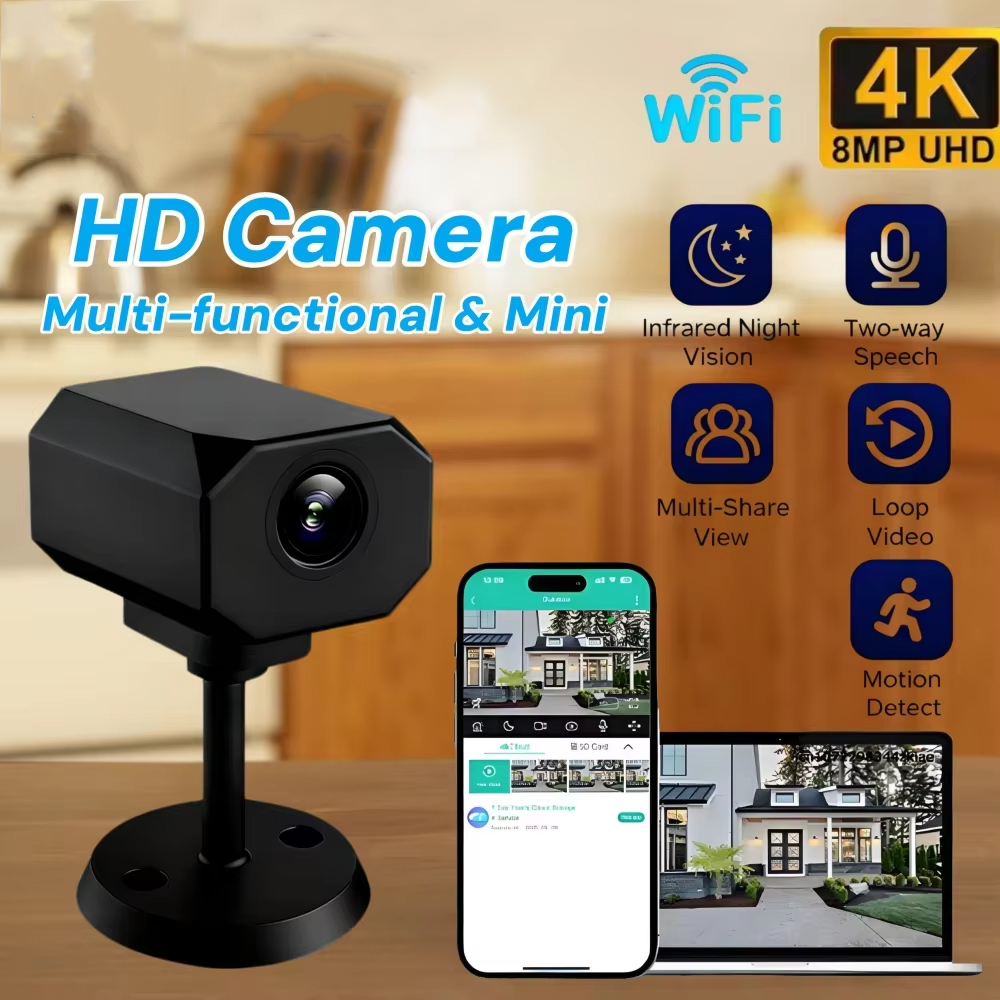 كاميرا أمان WiFi بدقة 4K للمنز - مراجعة Home Security And Cameras وسعره