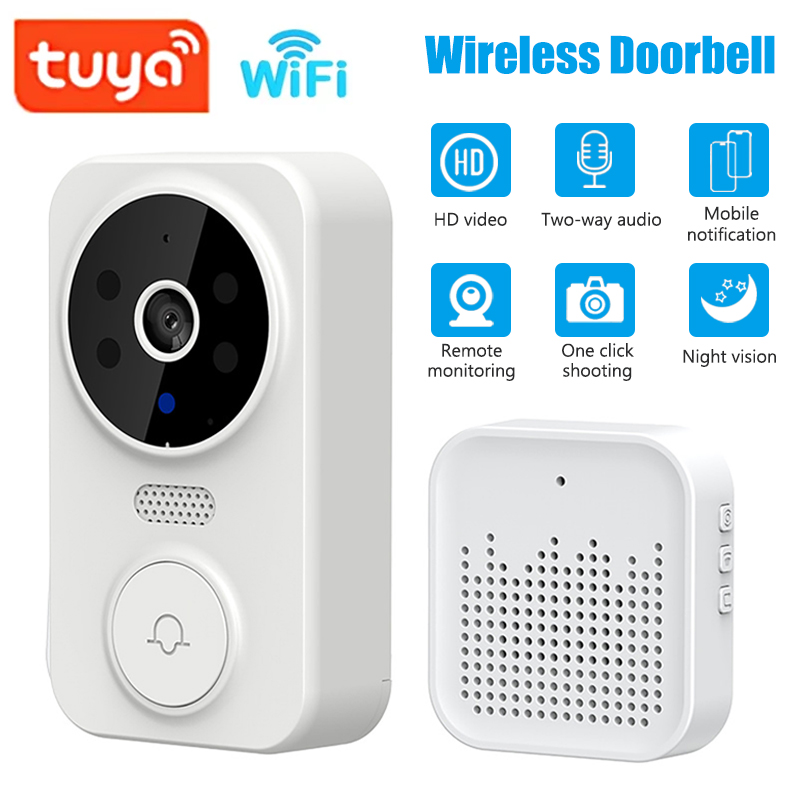 واي فاي الذكية جرس باب يتضمن ش - مراجعة Home Security Camera Installation وسعره