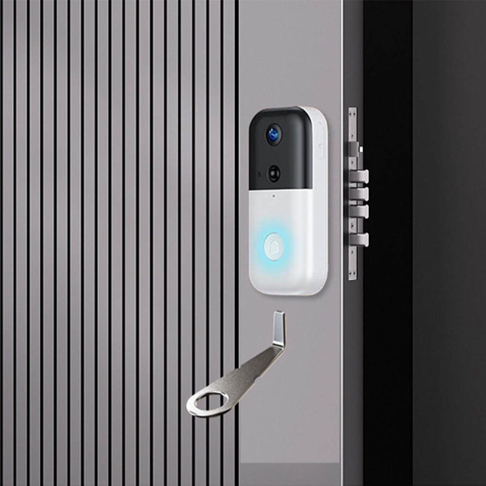 مفتاح فضي لجرس الباب بالفيديو  - مراجعة Home Security Camera Installation وسعره