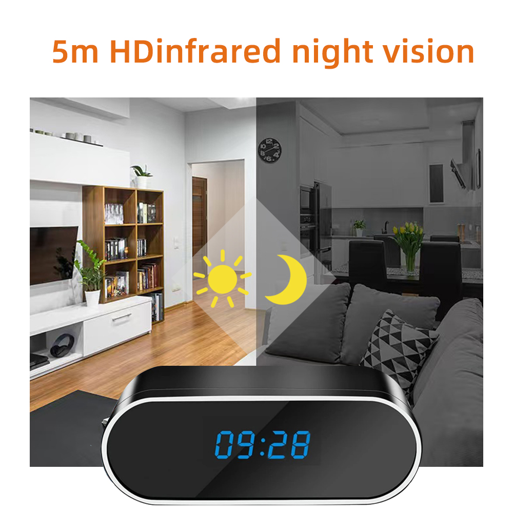كاميرا ساعة واي فاي صغيرة بدقة - مراجعة Hidden Camera Clock وسعره