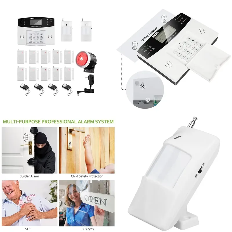 نظام إنذار ضد السرقة للمنزل مع - مراجعة Home Security Systems Wireless وسعره