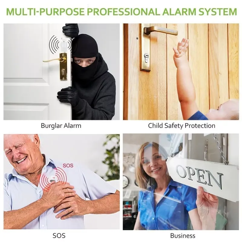 نظام إنذار ضد السرقة للمنزل مع - مراجعة Home Security Systems Wireless وسعره