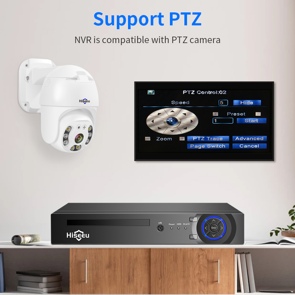 Hiseeu 4CH 10CH 16CH 4K 8MP 5M - مراجعة Home Security And Cameras وسعره