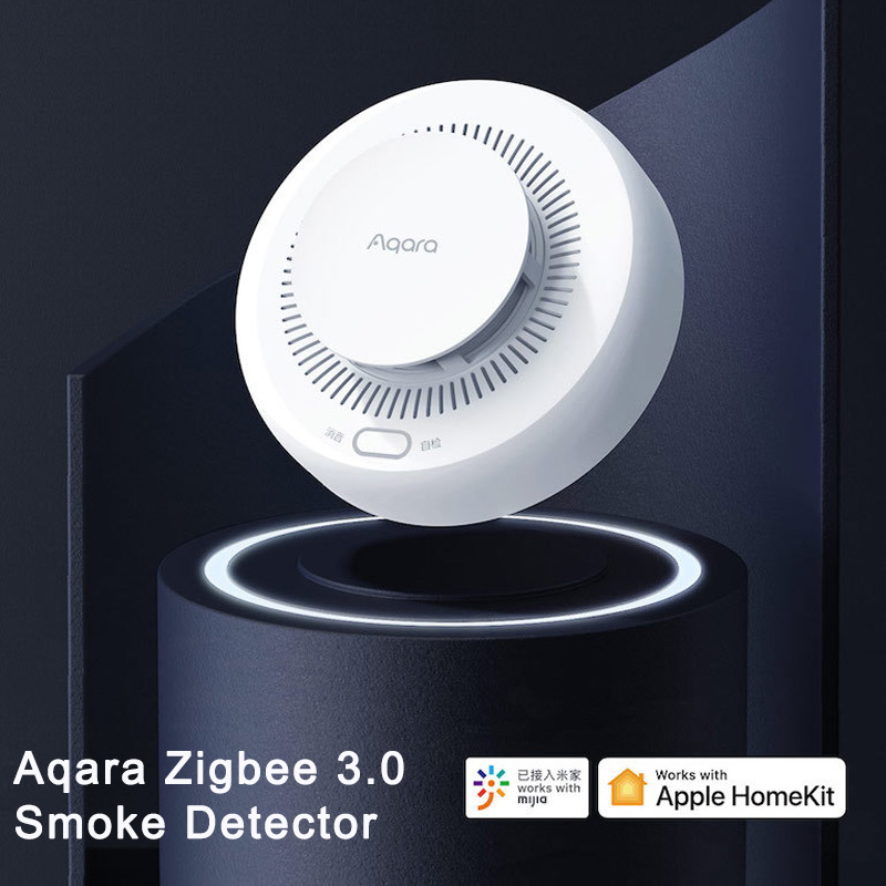 الأصلي Aqara كاشف الدخان جهاز  - مراجعة Mi Home Security Xiaomi وسعره