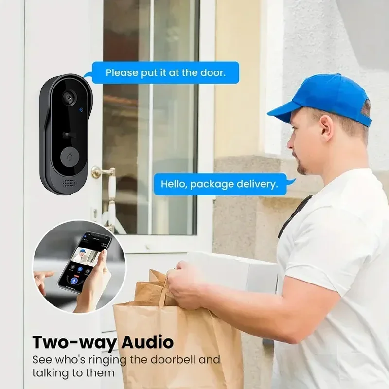 كاميرا جرس باب لاسلكية عالية ا - مراجعة Home Security Doorbell Camera وسعره