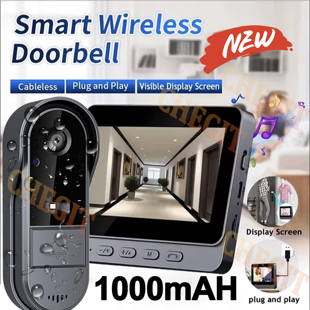 كاميرا جرس الباب اللاسلكية واي - مراجعة Home Security Camera Installation وسعره