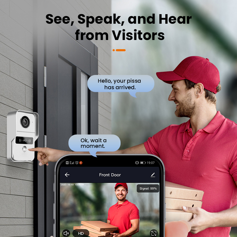 Tuya الذكية 1080P كاميرا جرس ا - مراجعة Home Security Doorbell Camera وسعره