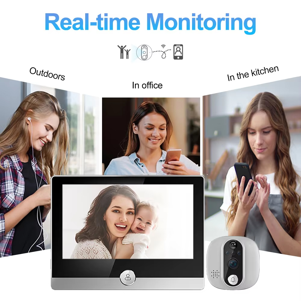 Tuya 1080P واي فاي جرس الباب ك - مراجعة Home Security Doorbell Camera وسعره