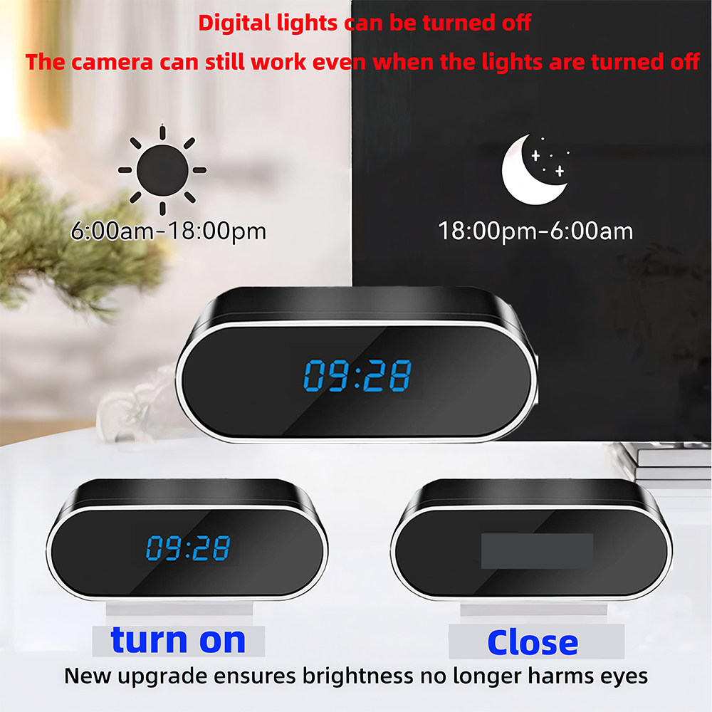كاميرا ساعة صغيرة محسنة وجديدة - مراجعة Home Security Hidden Cameras وسعره
