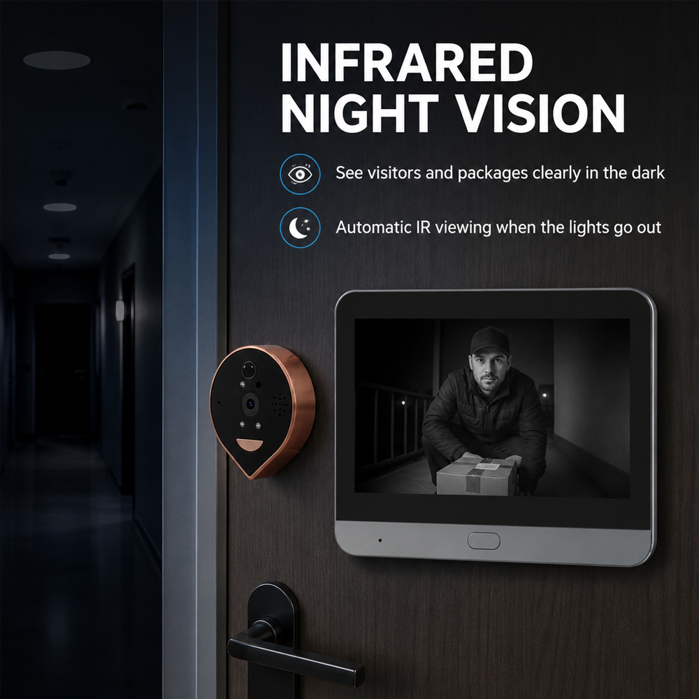 جرس باب فيديو رقمي ذكي من تويا - مراجعة Home Security Doorbell Camera وسعره