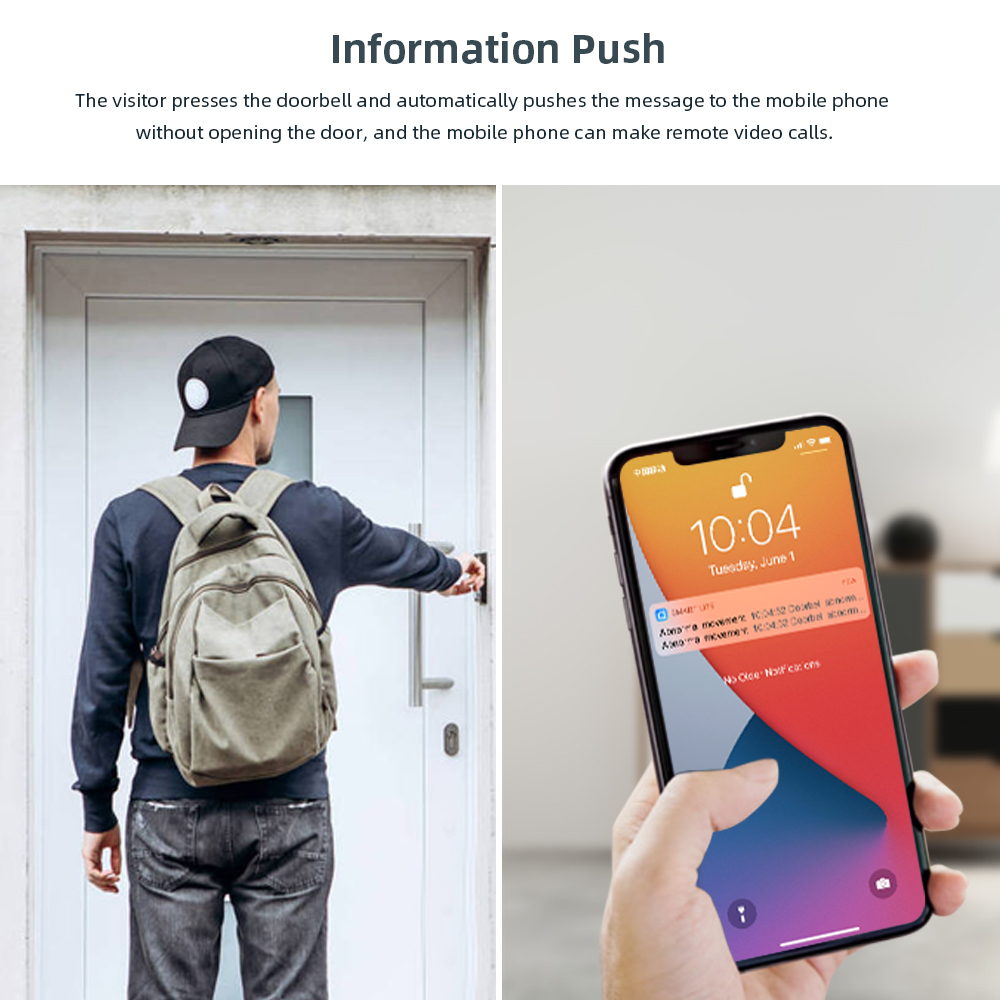 جرس باب ذكي من تويا بدقة 2 ميج - مراجعة Home Security Doorbell Camera وسعره