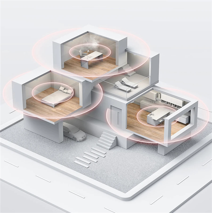 جديد Aqara كاشف الدخان الاستشع - مراجعة Mi Home Security Xiaomi وسعره