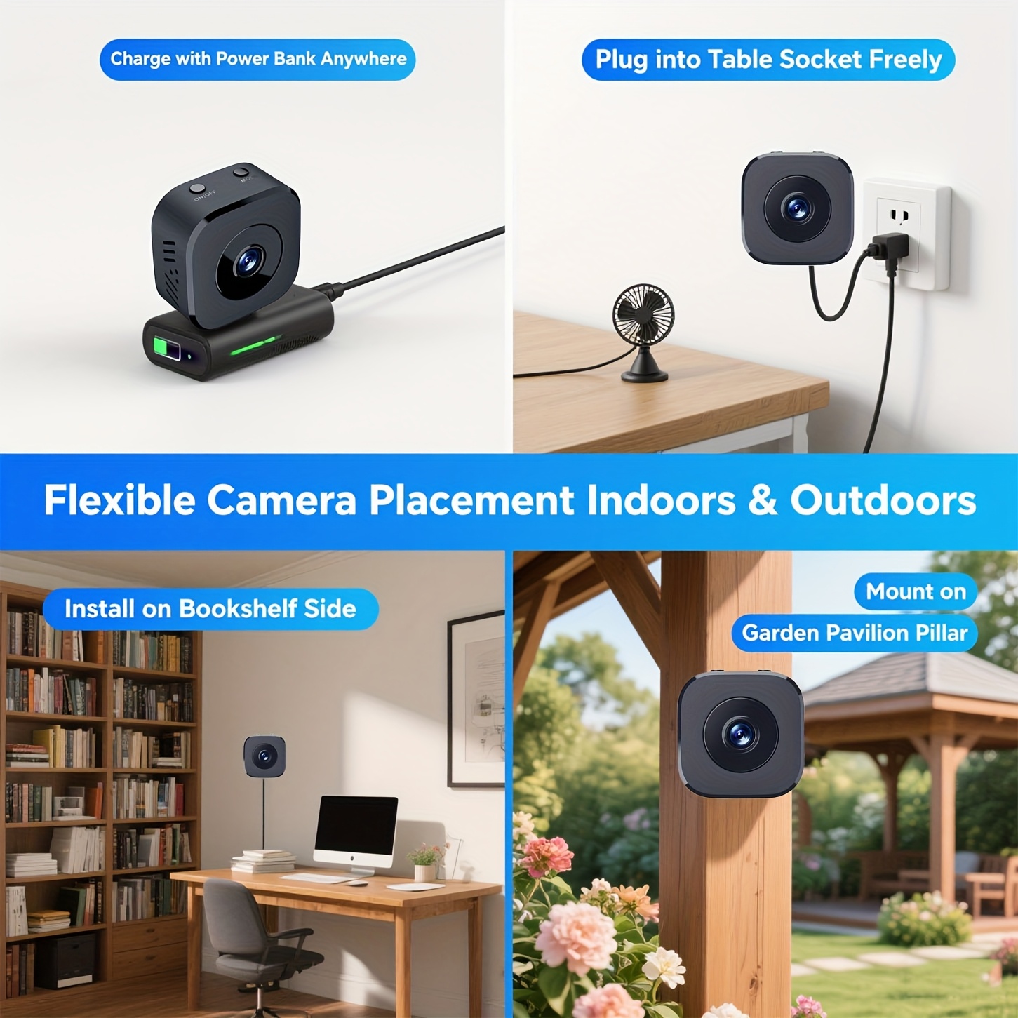 1080P HD كاميرا واي فاي صغيرة  - مراجعة Home Security And Cameras وسعره