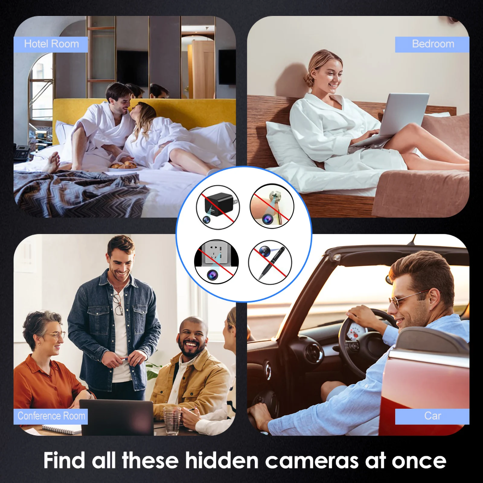 جهاز كشف الكاميرات المخفية J00 - مراجعة Home Security Hidden Cameras وسعره