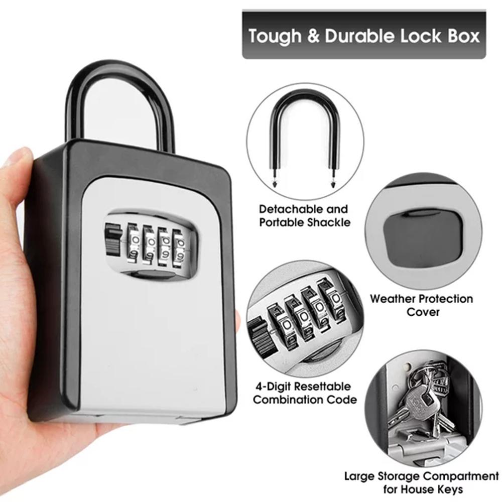 الحائط مفتاح صندوق تخزين المحم - مراجعة Home Security Key Box وسعره