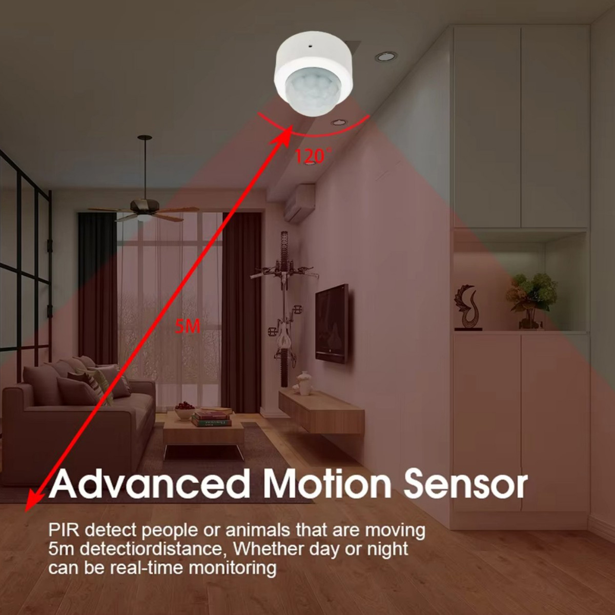 مستشعر حركة صغير Zigbee3.0 لاس - مراجعة Home Security Systems Wireless وسعره