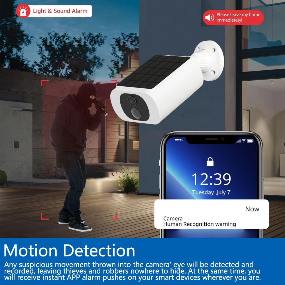 كاميرا أمان لاسلكية تعمل بالطا - مراجعة Home Security Systems Wireless وسعره