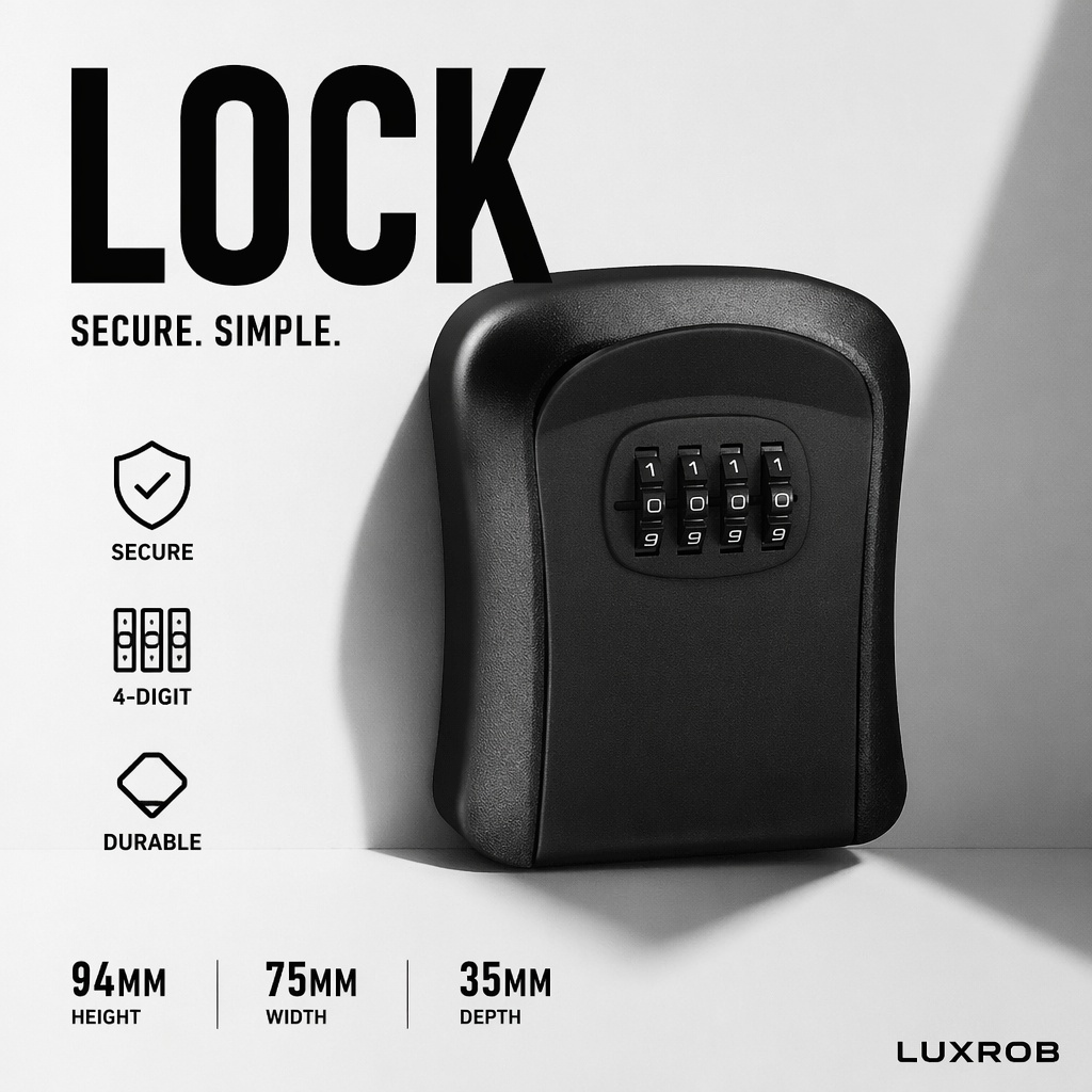 صندوق تخزين مفاتيح مقاوم للماء - مراجعة Home Security Key Box وسعره