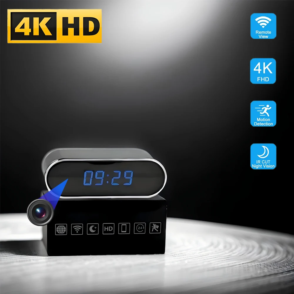 كاميرا صغيرة محدثة بدقة 4K FHD - مراجعة Hidden Camera Clock وسعره