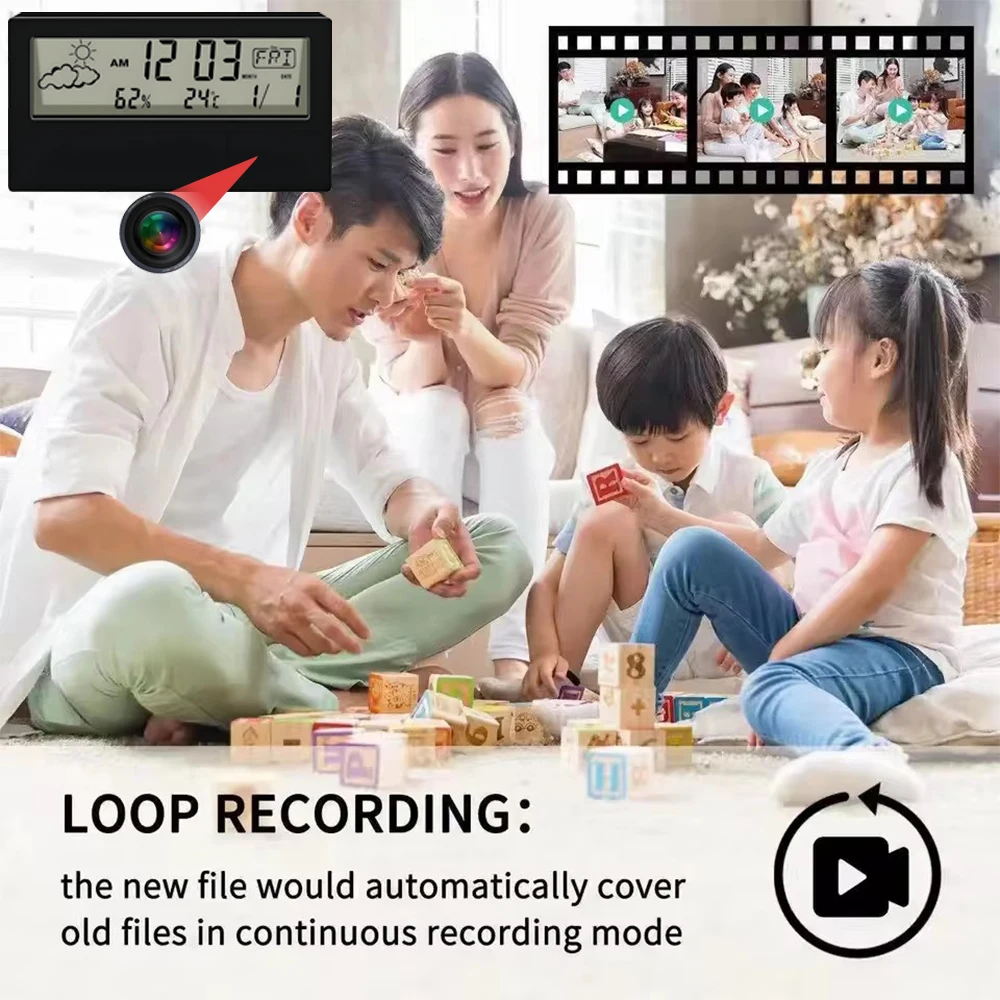 كاميرا واي فاي صغيرة جديدة بدق - مراجعة Hidden Camera Clock وسعره
